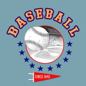 Baseball T-shirt Design for GI Apparel